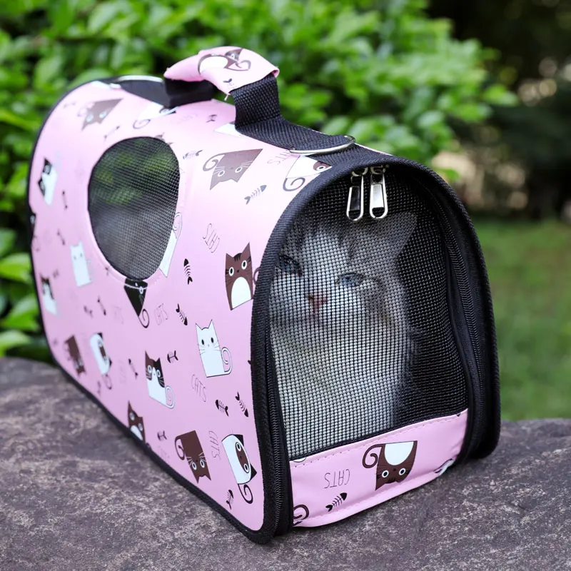 

Kimpets Cat Bag Pet Bag Cat Backpack Out Portable Cat Cage Dog Carry Bag Back Cat Bag Travel Box Supplies Pet Carrier