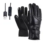 Зимние перчатки с электроподогревом ветрозащитные велосипедные теплые перчатки с подогревом для сенсорных экранов лыжные перчатки с питанием от USB для мужчин и женщин