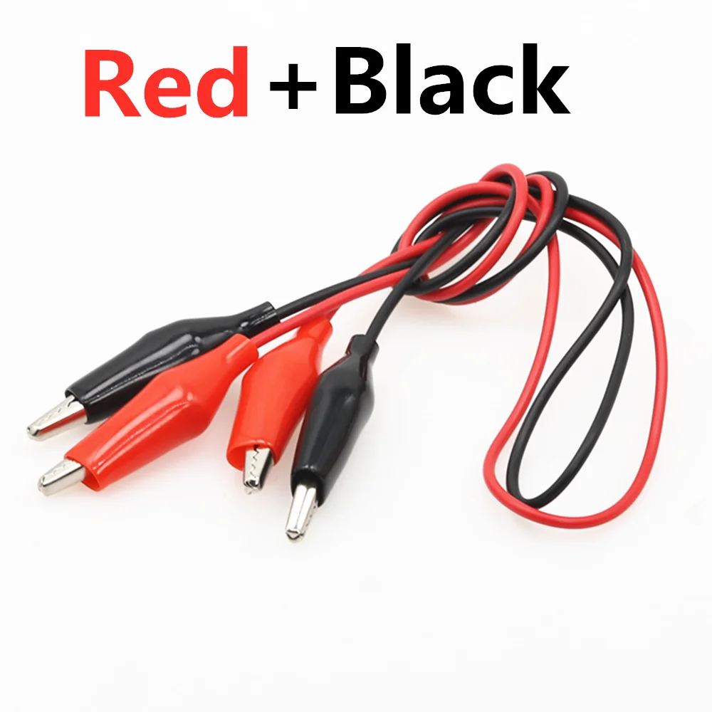 Испытательный крокодиловый зажим 35 мм длиной 50 красный зеленый синий черный