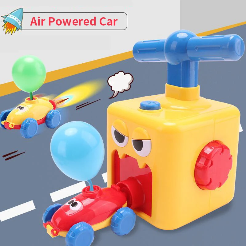 

Inertial Power Balloon Car Toy Puzzle Fun Inertial Power Car Balloon Toys for Children Gift Education Science Experiment Toy