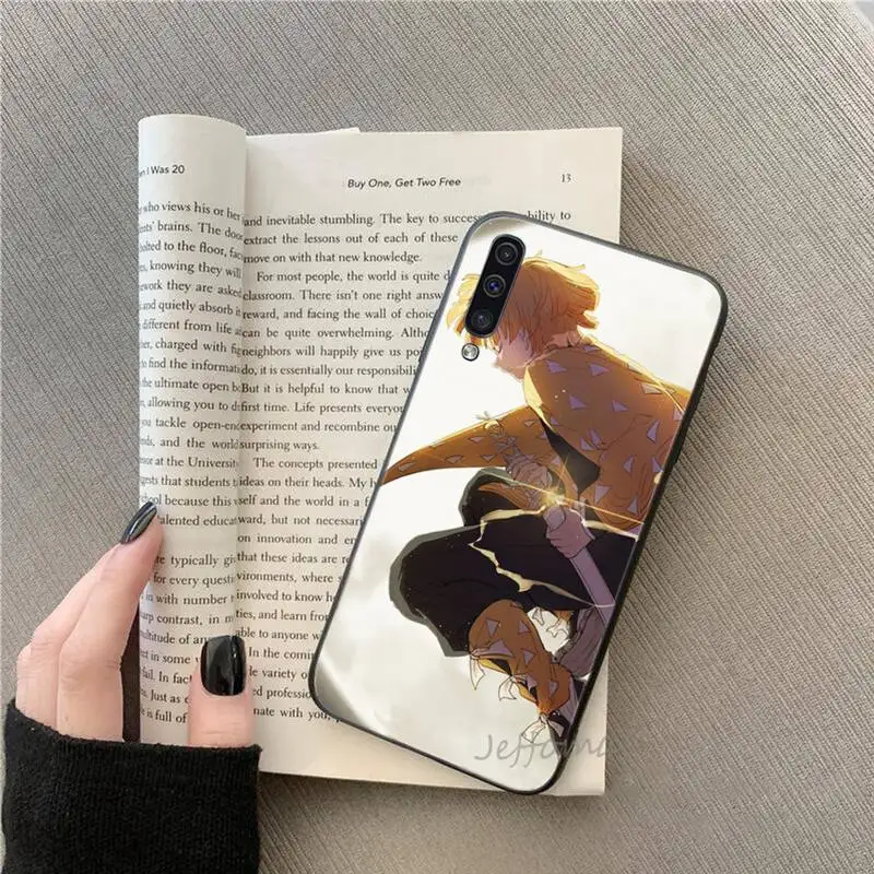 

Anime Demon Slayer Comics Phone Case For Samsung galaxy S note 7 8 9 10 20 fe edge A 6 10 20 30 50 51 70 lite plus cover Funda