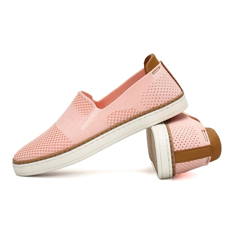 brand shoes women sneakers loafers Slip on knitting casual Shoes breathable ultralight flats shoes New zapatillas shoes 2021