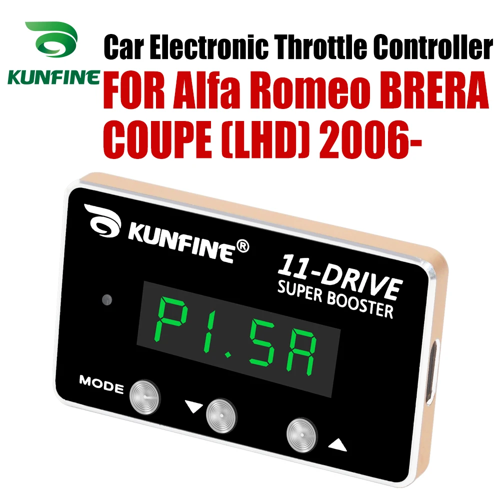 

KUNFINE Car Electronic Throttle Controller Racing Accelerator Potent Booster For Alfa Romeo BRERA COUPE (LHD RHD ) 2006-After