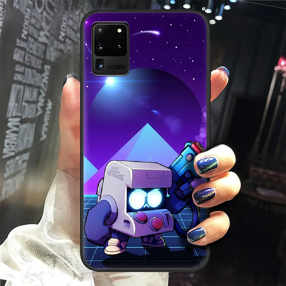 

Cartoon Stars Game Phone Case Cover Hull For Samsung Galaxy S 6 7 8 9 10 e 20 Edge Uitra Note 8 9 10 Plus black Funda Pretty