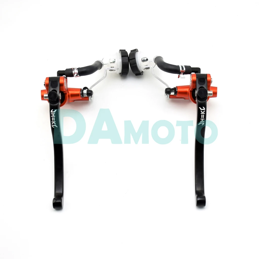 Универсальный Оранжевый Гидравлический Тормозной Рычаг Сцепления Мотоцикла