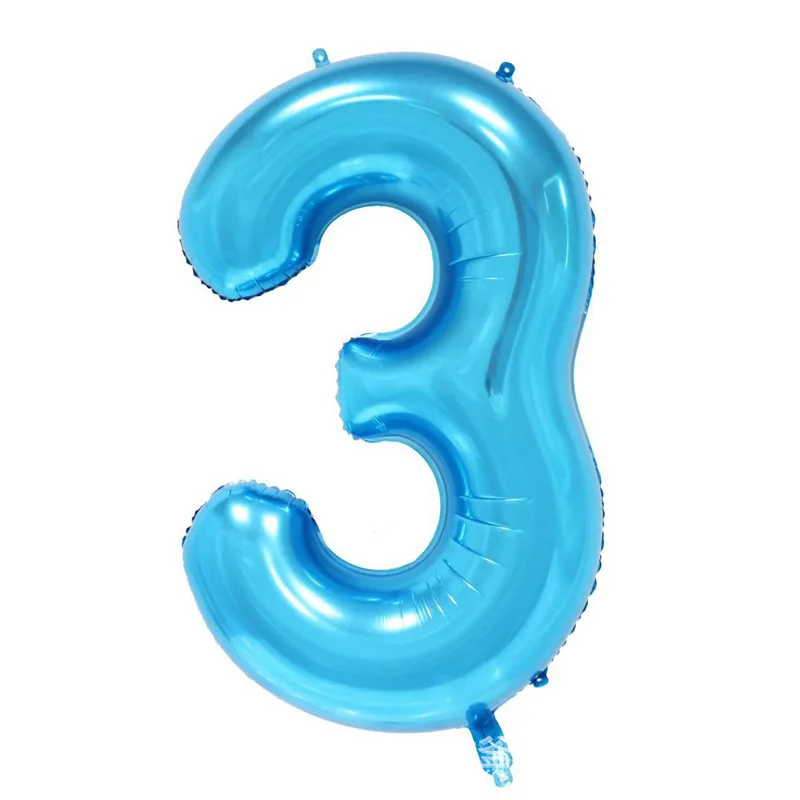 

Digital aluminum foil balloon aluminum film digital balloon scene layout blue light plate 30 inch aluminum film digital balloon