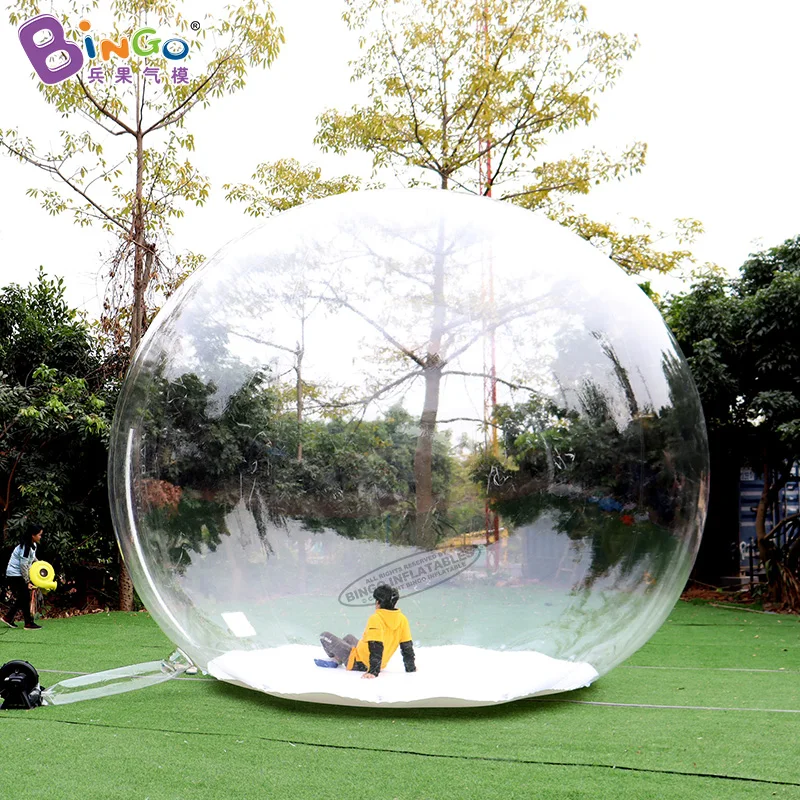 Индивидуальный 4mH надувной снежный шар для Рождественского украшения