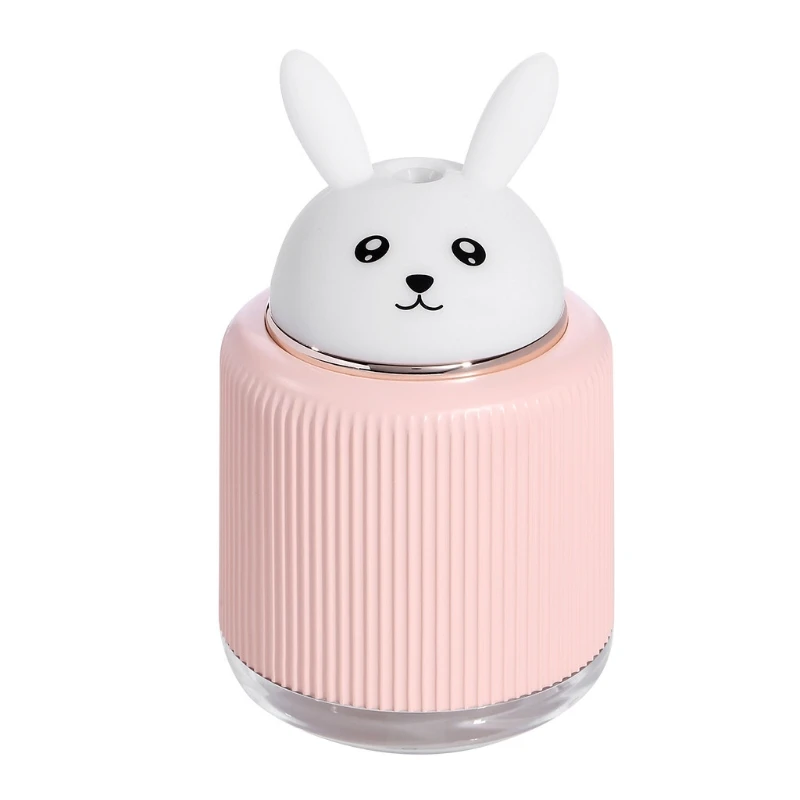 

H7JC Cute Cartoon Rabbit Cat Large Capacity Portable Desktop Air Humidifier USB Mist
