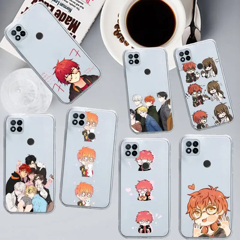 

anime 707 Mystic Messenger Phone Case Transparent for Xiaomi redmi note 8 9 10 11 t lite pro ultra mix 4 k40