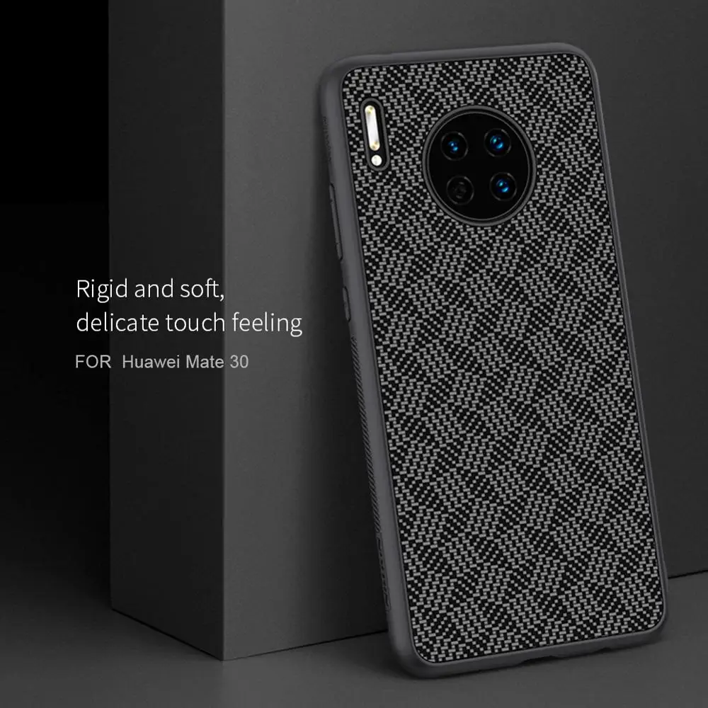 Nillkin для huawei mate 30 20 P30 Pro Чехол арамидный из углеродного волокна Жесткий ПК пластик задняя крышка чехол для huawei P30 Lite mate 30 mate 20