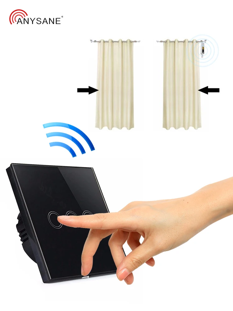 New Wireless remote control rf 433 Mhz wireless wall mount switch touch light outlet smart with emitter EU | Электроника