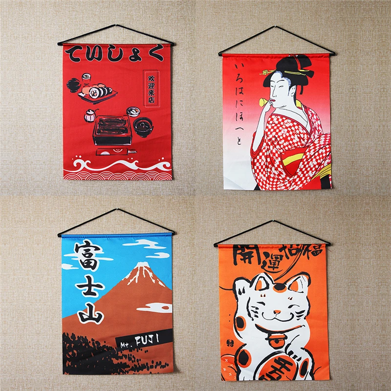 Подвесные флаги для суши в японском стиле баннеры рекламный знак декор ресторана