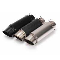 motorcycle exhaust pipe modified escape moto muffler db killer for cafe racer dirt bike mt 07 z900 fz6 tmax 530 pcx 125 scooter