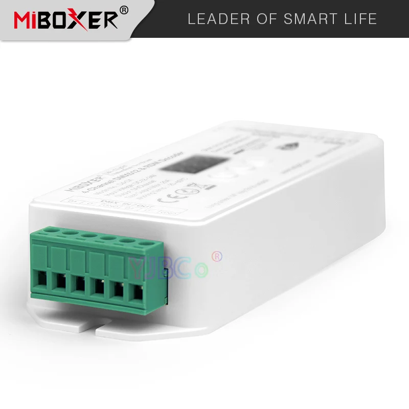 

Miboxer D4-CX 4-Channel Constant Voltage DMX512 & RDM Decoder DC12~24V 4CH 5A/Channel Max. 20A Digital Display controller