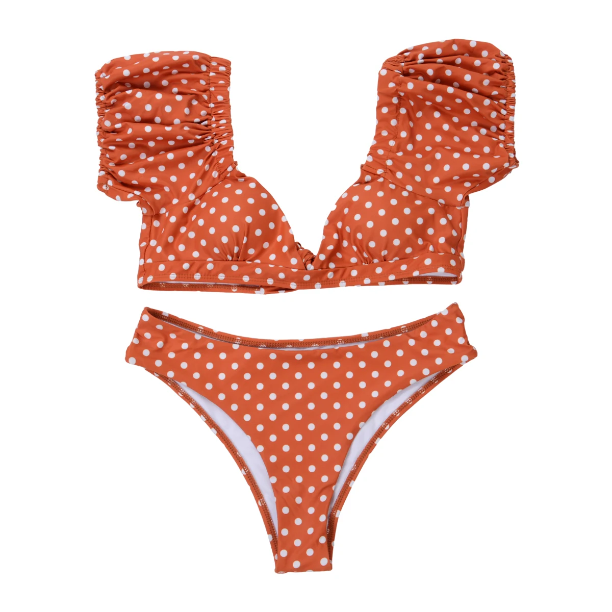 

2020 Push Up Bikini Set Women Ruffle Biquini Swimwear Sexy Brazilian Swimsuit Bather Beach Wear Maillot De Bain