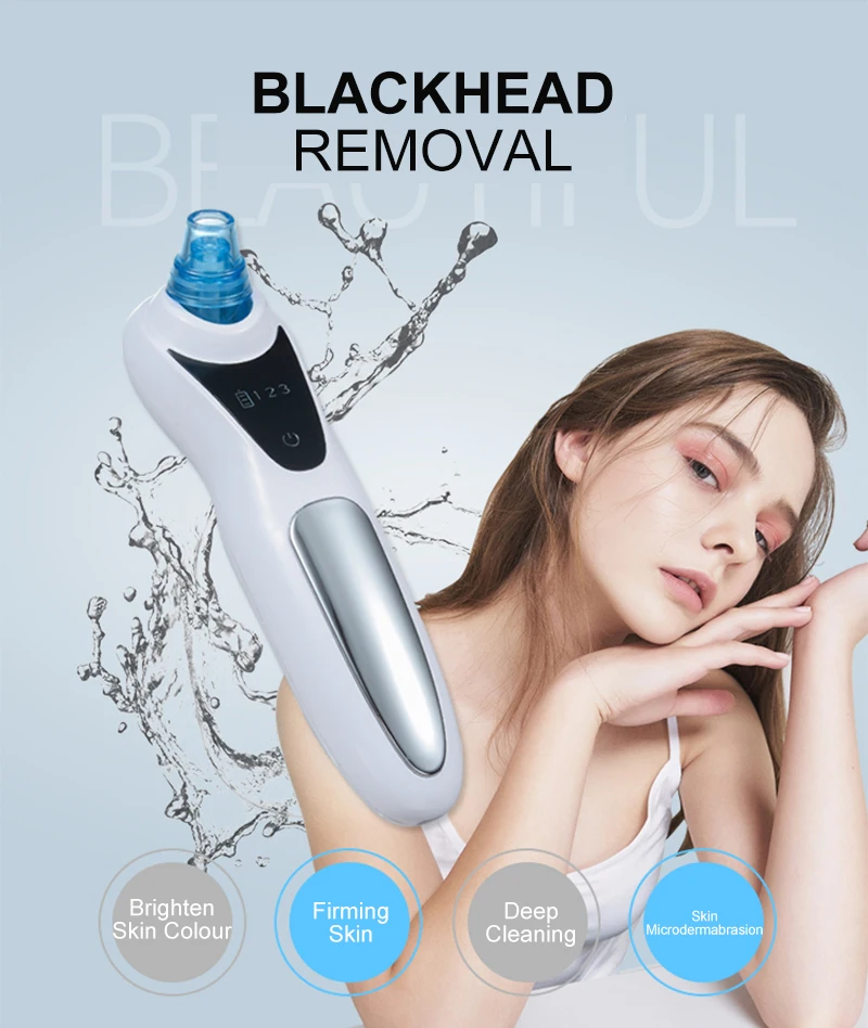Вакуумный удалитель черных пор Глубокое Очищающее средство для лица акне прыщи
