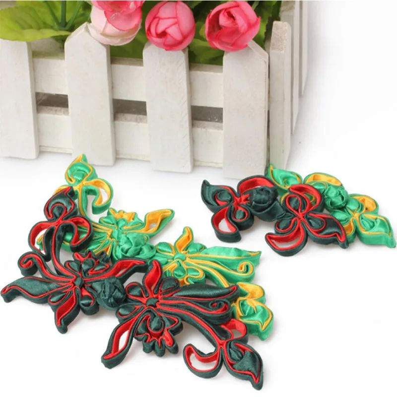 1 пара застежки пуговицы ручной работы в китайском стиле|Пуговицы| |