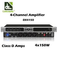 leicozic dx4150 4 channel power amplifiers 150w x4 rms equipo de sonido sound amplificatore class d pro audio equipment stage