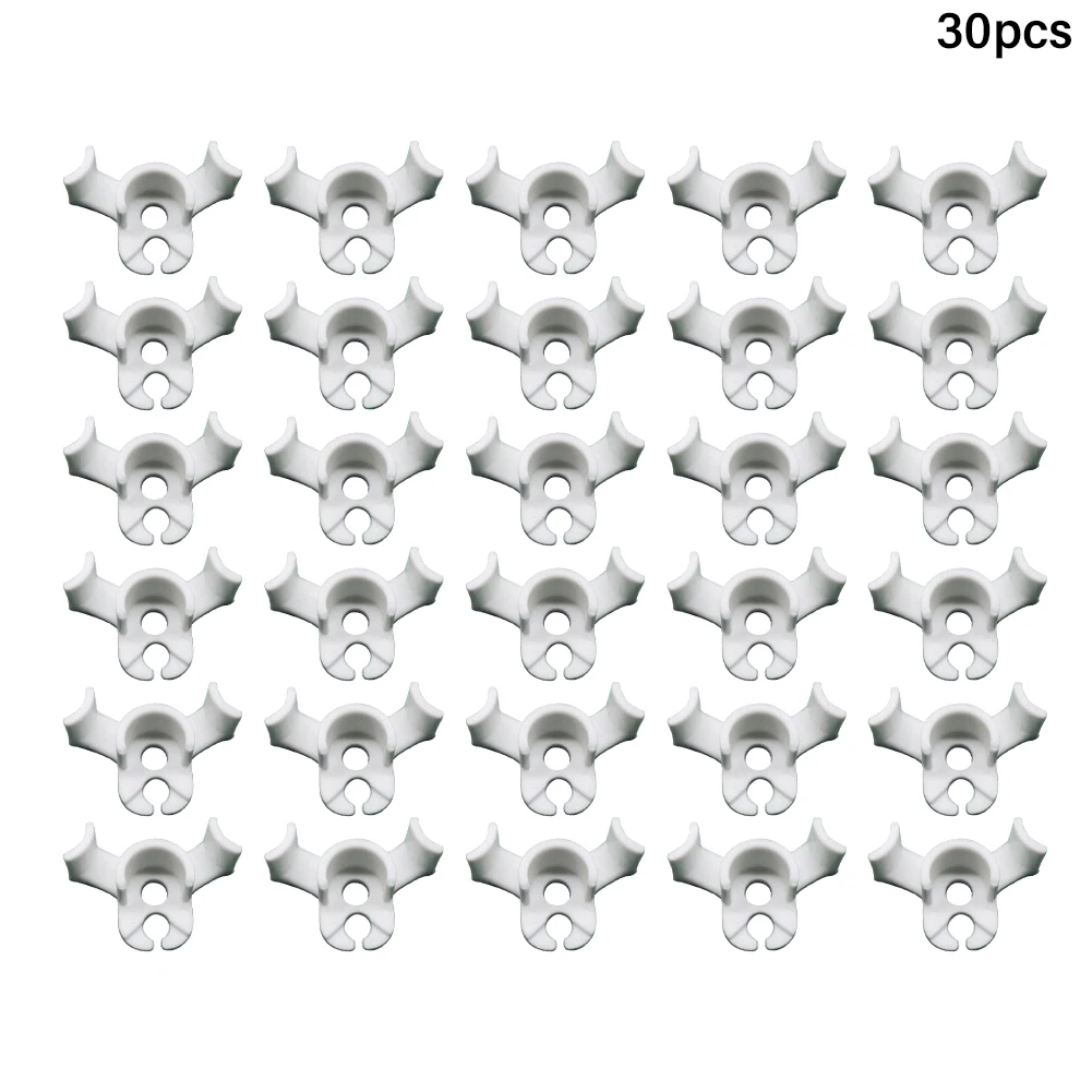 

30pcs Easy Install Outdoor Garden Greenhouse Training Durable PP 90 Degree Solid Home Branch Fixing Reusable Plant Bending Clip