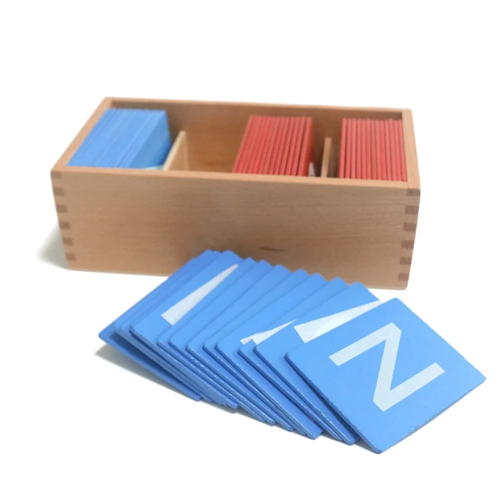 Деревянные игрушки Обучающие буквы из наждачной бумаги дошкольные деревянные