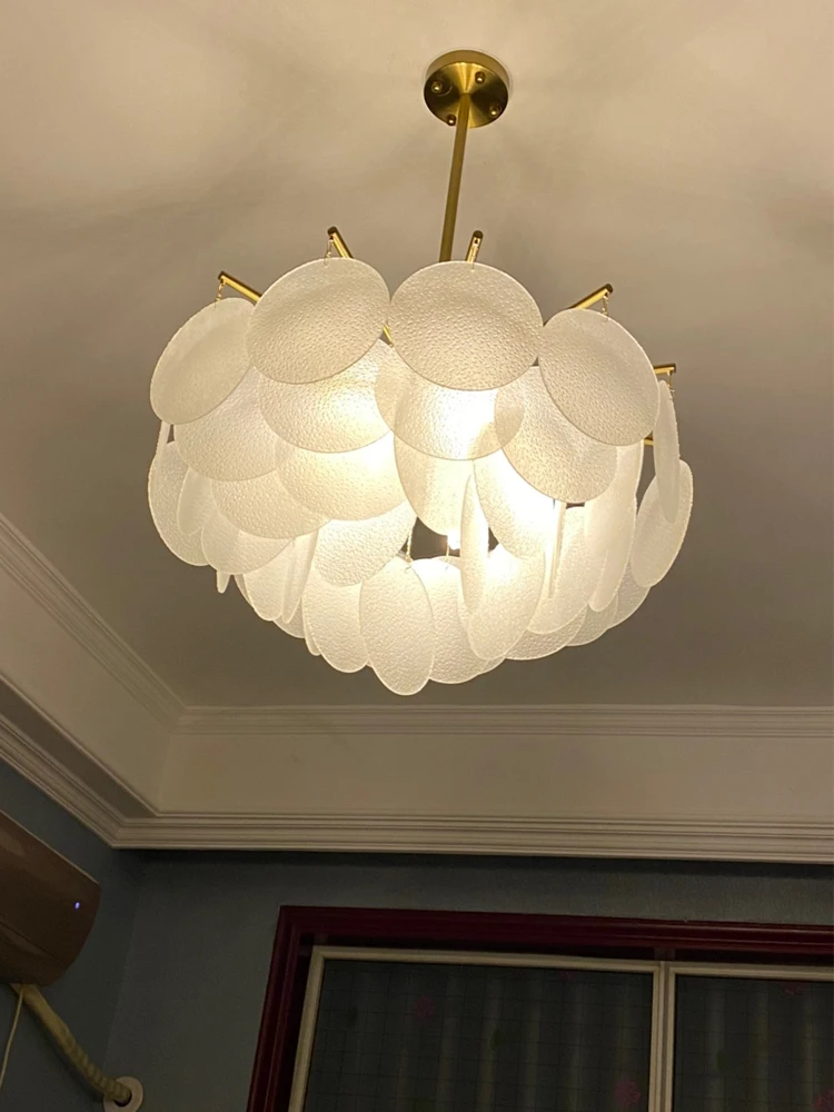 

Modern pendant light living room minimalist copper lighting dining pendant lamp bedroom brass pipe erected lamp kitchen fixture