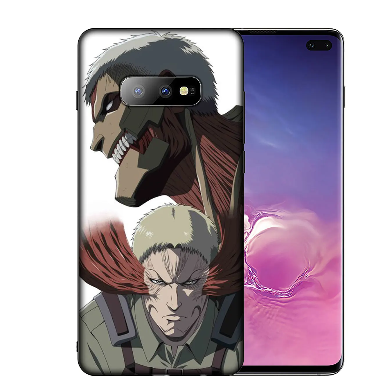 IYICAO Anime attack on Titan Soft Silicone Phone Case for Samsung Galaxy S20 Ultra S10e S9 S8 Plus S6 S7 Edge S10 Lite Cover | Мобильные