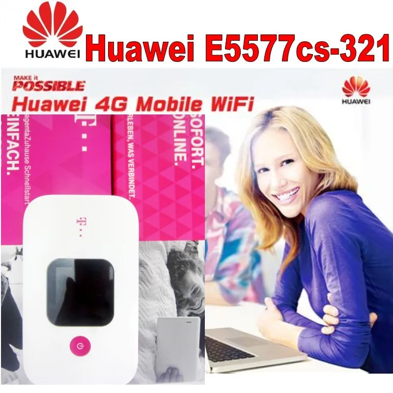 HUAWEI E5577C разблокированный черный LTE 4G и 3G мобильный MIFI WIFI беспроводной модем