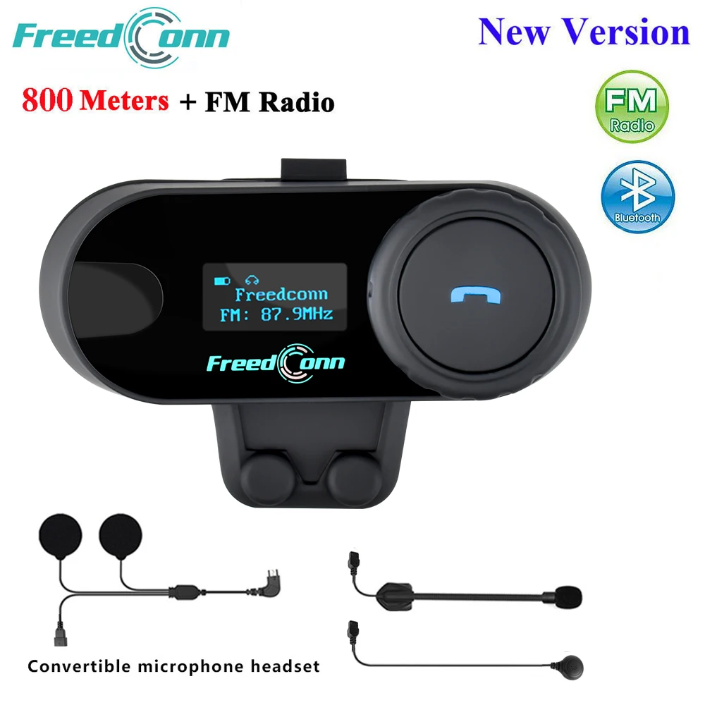 FreedConn 2021 новинка TCOM-SC мотоциклетный шлем домофон беспроводная bluetooth-гарнитура BT