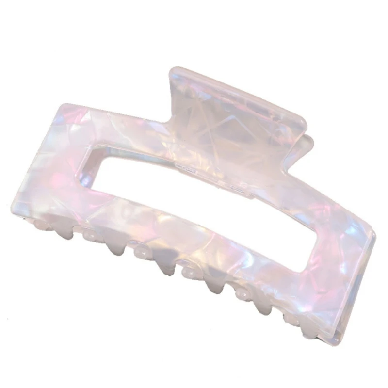 

LXAE Elegant Retro Multicolor Acetic Large Hairclip Bath Hair Claw for Women Girl Shark Hair Accessories Hairstyle Make