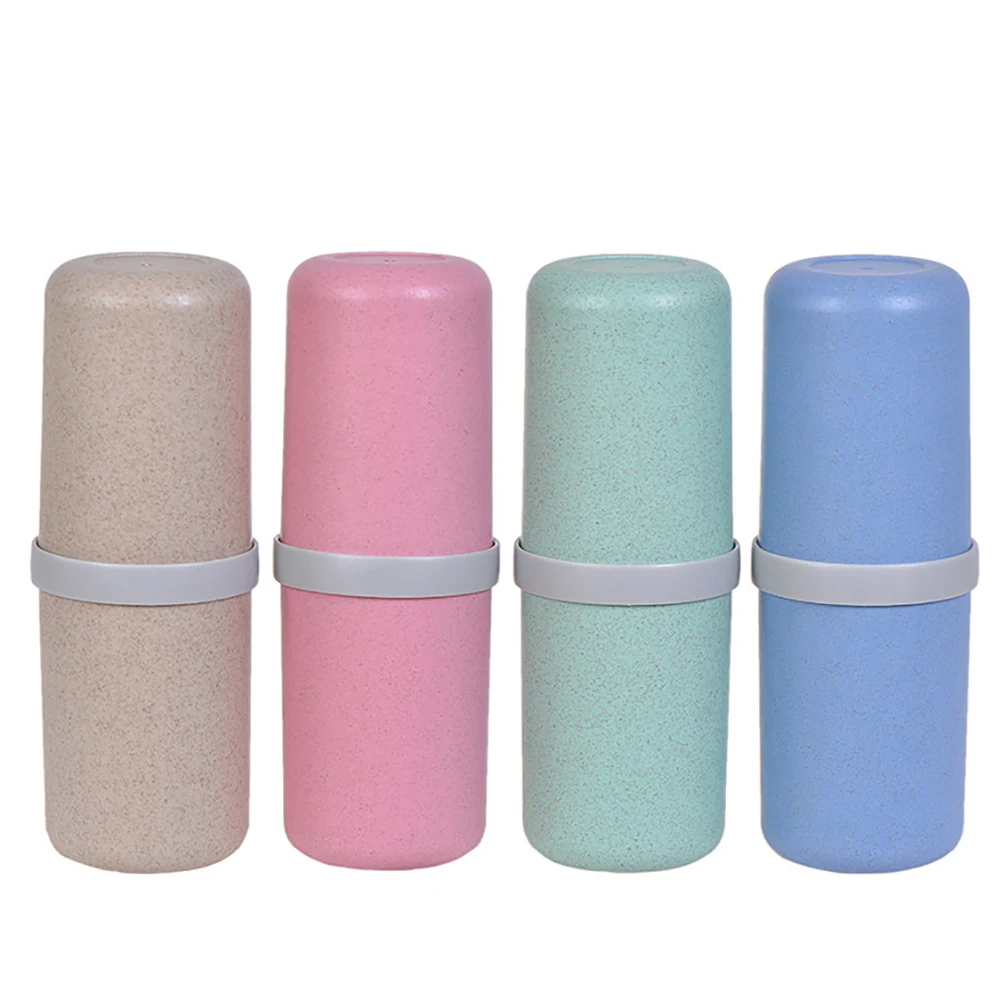 Портативная дорожная Экологичная пшеничная соломенная зубная щетка держатель