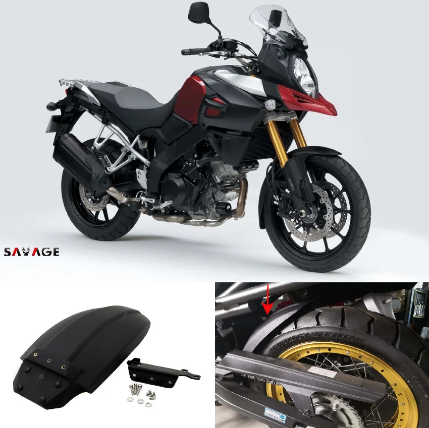 Передний удлинитель мотоцикла Hugger брызговик и задний для Suzuki V дополнительный