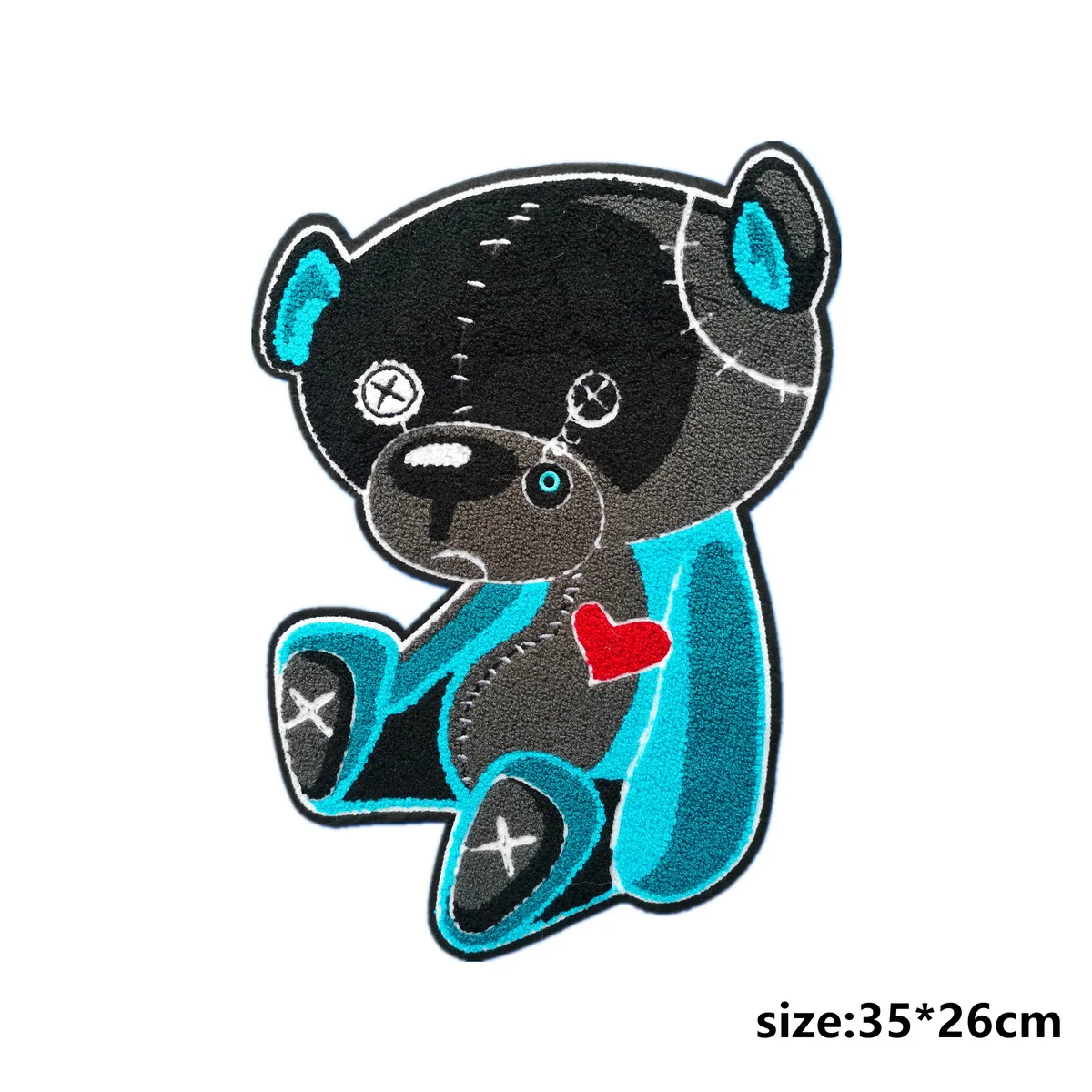 

large embroidery big patch bear animal cartoon patches for bag badges applique patches for clothing HA-2657