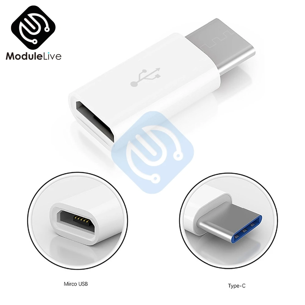 3 шт./компл. USB 3. 0 Type C Штекерный разъем на Micro 5Pin гнездовой адаптер для передачи
