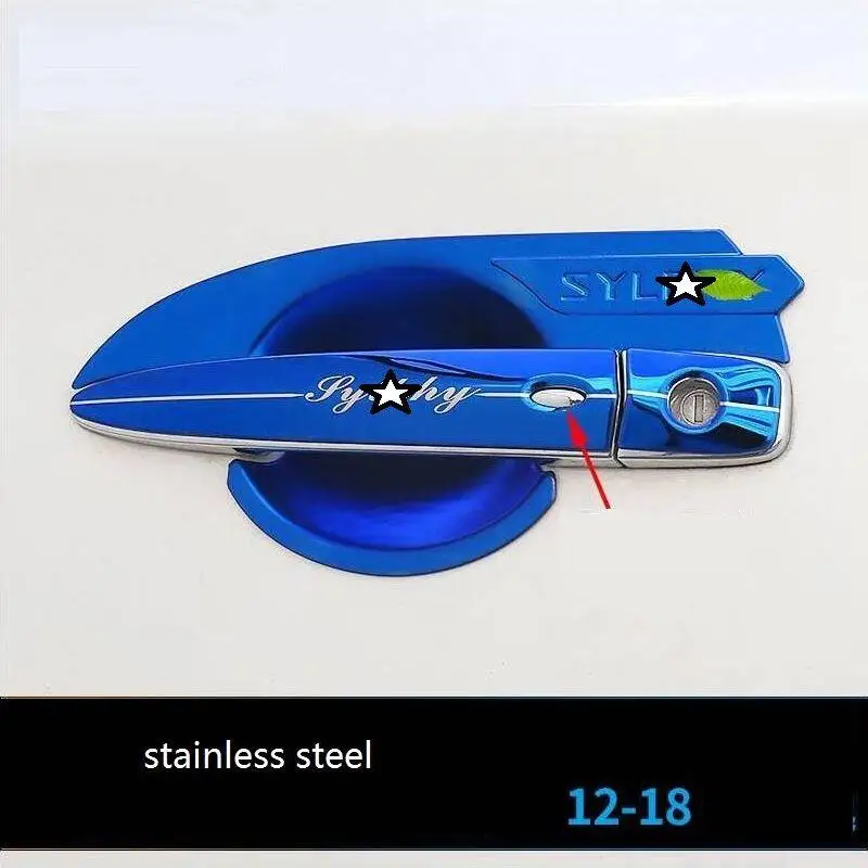 Автомобильная Ручка Дверной замок внешний Хромированный Авто модифицированный