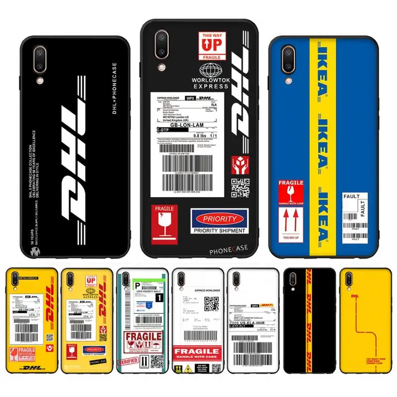 

DHL 50th Anniversary Phone Case For Oppo Reno Realme C3 6Pro For vivo Y91C Y17 Y19