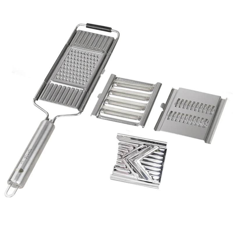 

1 Set Kitchen Vegetable Slicer Multi-Purpose Slicer Grater Fruit Shredder Cutter With 4 Interchangeable Blade Drop Shipping