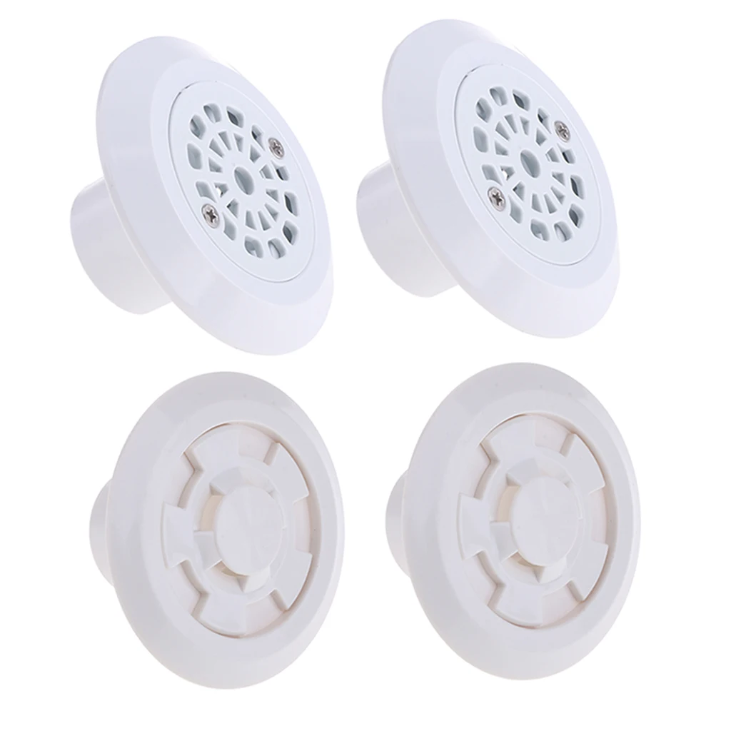 Pack of 4 Above Ground Pool Complete Return Inlet Outlet Jet Fitting with Drainers Swimming Accessories | Спорт и развлечения