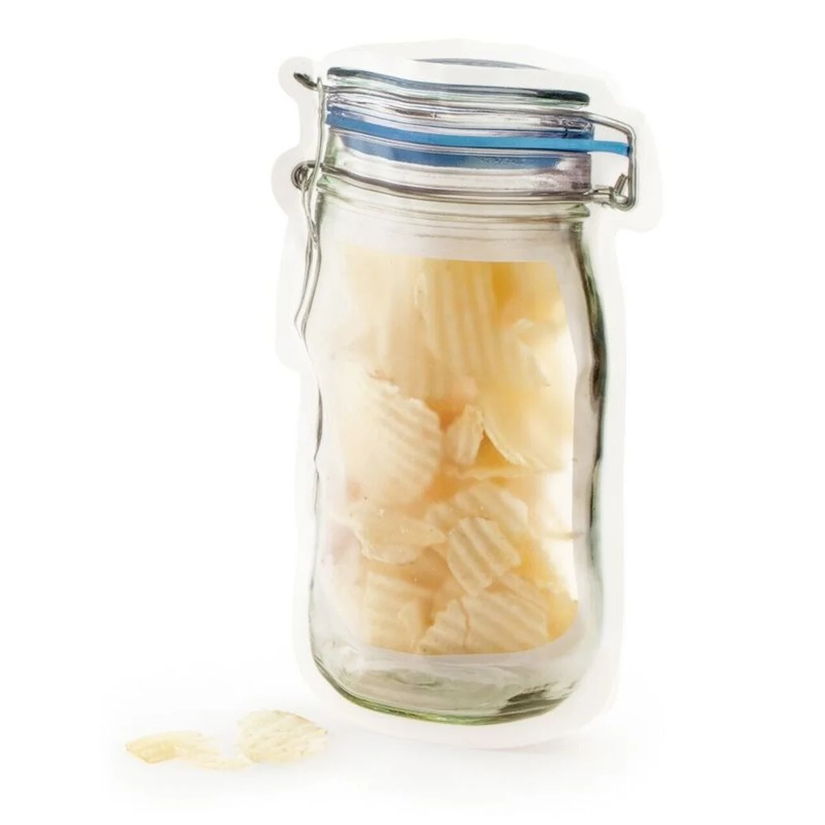Mason Jar с узором сумки для хранения продуктов органайзер кухни пакеты закусок и