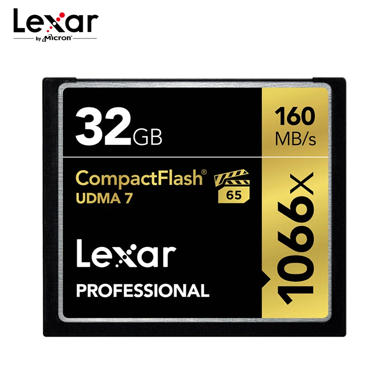 Карта памяти Lexar 1066x CF 128 ГБ 64 карта UDMA7 скорость до 160 МБ/с./с компактная флеш на 32