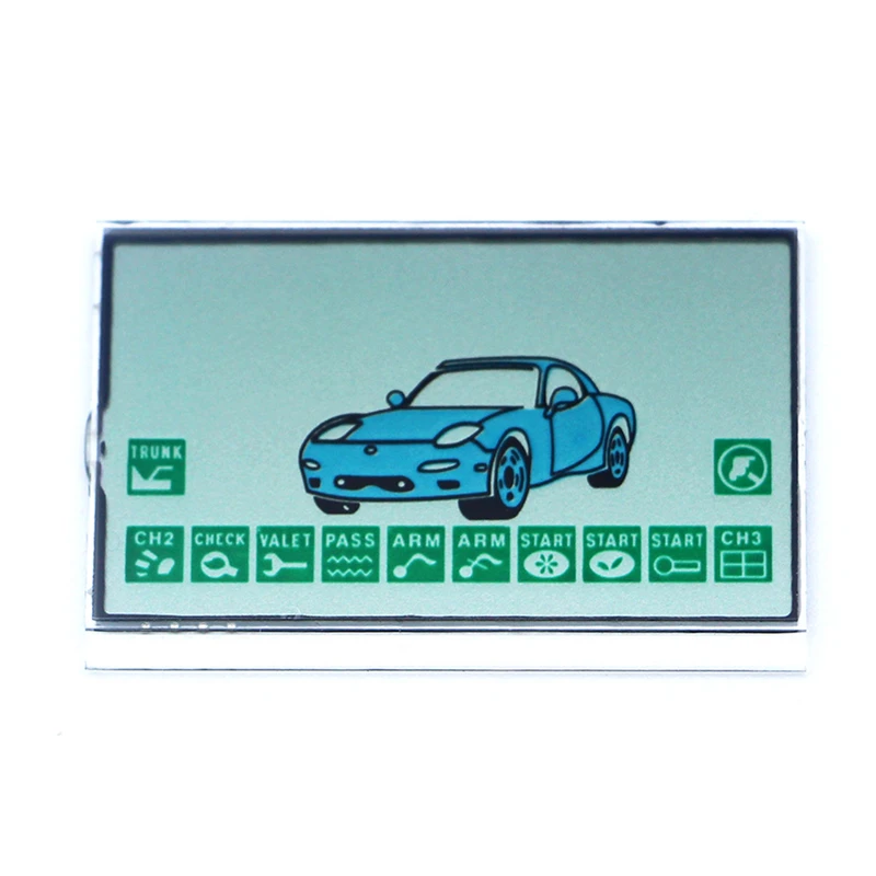 Russian A9 Lcd Display Flexible Cable for 2-way Car Alarm Starline A8 Remote Control Keychain KGB FX-5 FX5 FX 5 Zebra Stripes | Автомобили