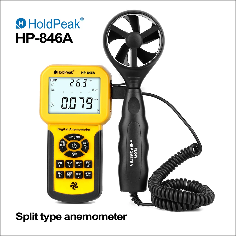 Измерительный инструмент BENETECH анемометр цифровой фототестер USB интерфейс GM8903 0 ~