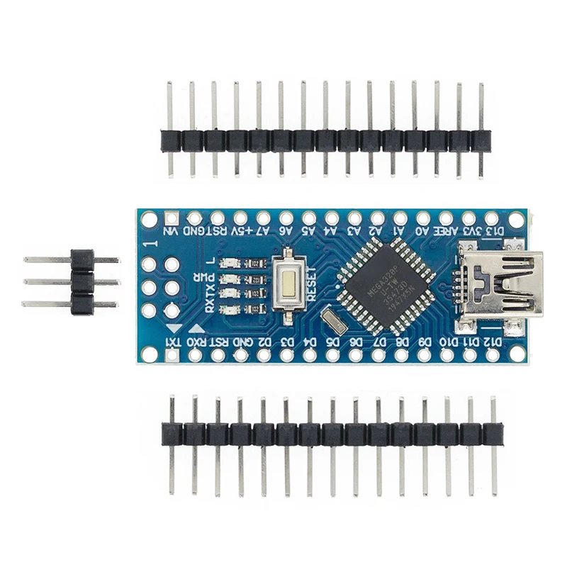 100 шт. Nano с Загрузчиком совместимый контроллер 3 0 Для arduino CH340 USB драйвера 16 МГц v3.0
