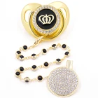 детские соски товары для новорождёных Соски соска для младенца детские товары Зажимы для соски Crown, детские товары первой необходимости, новые стили, подарок, роскошная популярная цепочка для соски, детское питание