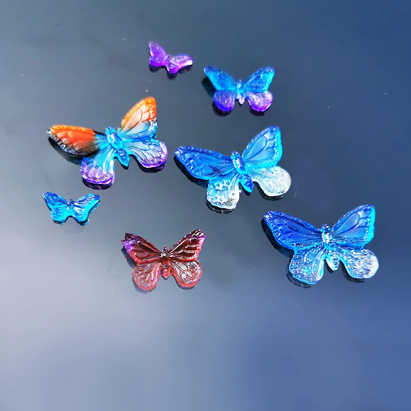 1 шт. Прозрачная силиконовая комбинированная форма бабочка для изготовления