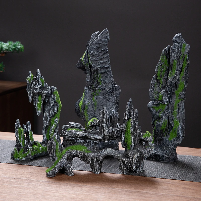

Rockery, landscape, bonsai decoration, tabletop small decoration accessories, small and micro landscape, statuettes and sculptur