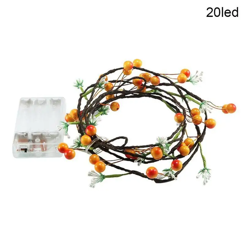 

Metal Pineapple LED Fruit Copper Wire String Light Wedding Holiday Party Home Battery Curtain Lighting Decoration Lamp