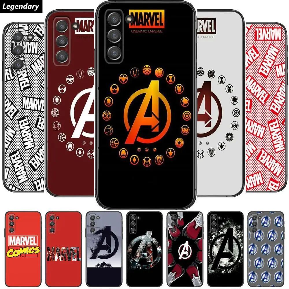 

marvel Logo Phone cover hull For SamSung Galaxy s6 s7 S8 S9 S10E S20 S21 S5 S30 Plus S20 fe 5G Lite Ultra Edge