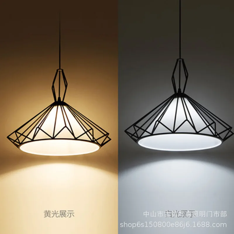 Beste Nordic Led Iron Industriële Lamp Luminaria Pendente Hanglamp Commerciële Verlichting Keuken Eetkamer Bar Eetkamer Woonkamer
