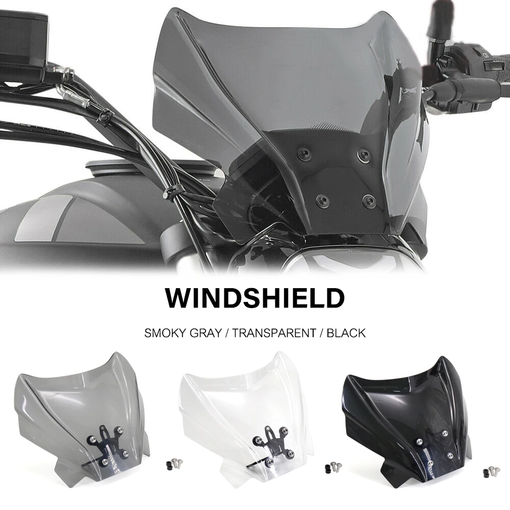 

New 2019 - 2021 2020 Motorcycle Windshield WindScreen Wind Shield Screens Deflectors For Benelli 502 C 502C 502c