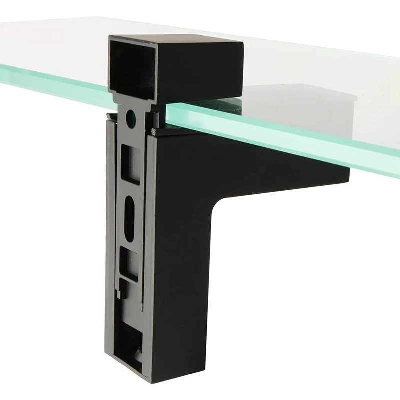 2 шт. регулируемый кронштейн для деревянной/стеклянной полки крепление на стену